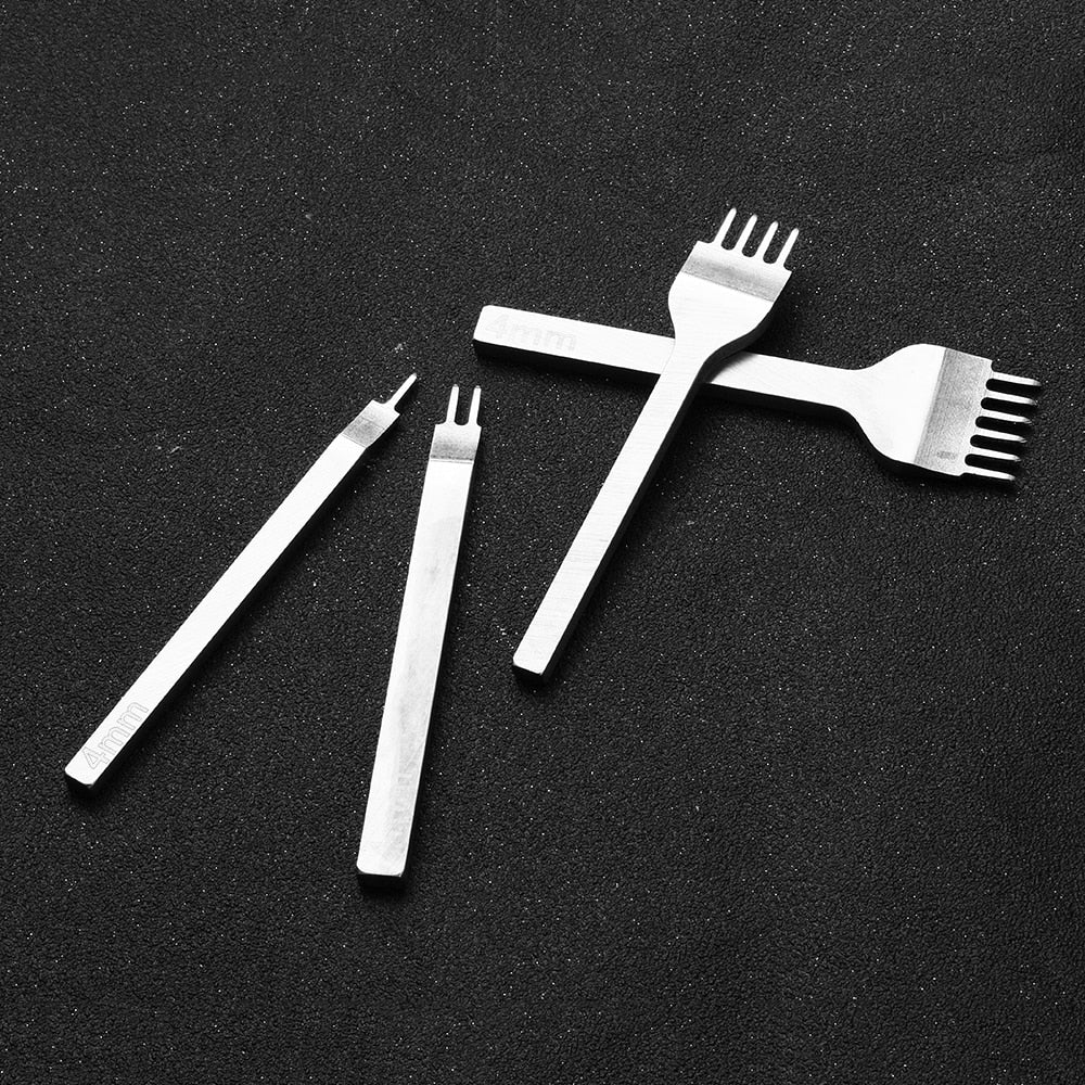 1 Pcs 4mm Handmade Leather Craft Tool Punchers