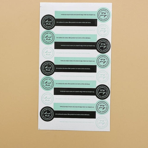 160pcs Craft Paper DIY Seal Sticker Adornment