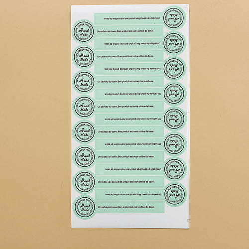 160pcs Craft Paper DIY Seal Sticker Adornment