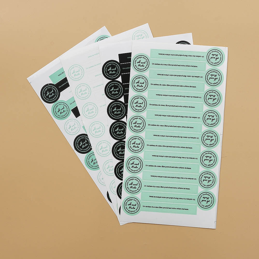 160pcs Craft Paper DIY Seal Sticker Adornment