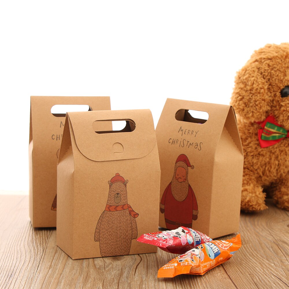 1Pc Christmas Candy Box Santa Claus Craft