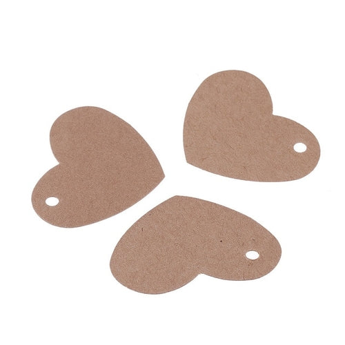 20PC DIY Heart Shape Side Hole Paper Craft Price