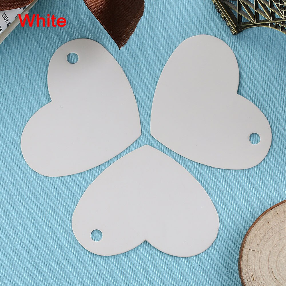 20PC DIY Heart Shape Side Hole Paper Craft Price