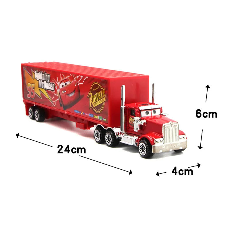 7PCS/Set Disney Pixar Car 3 Lightning m/c/Queen Jackson Storm Mack