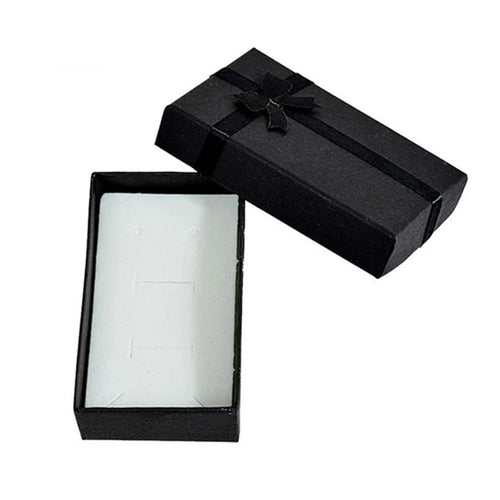 12pcs/lot Assorted Colors Ring Necklace Set Box Trinket Box Necklace