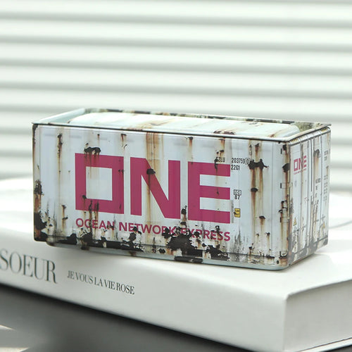 Mini Iron Storage Box Miniature Storage Display Box Desktop Mini