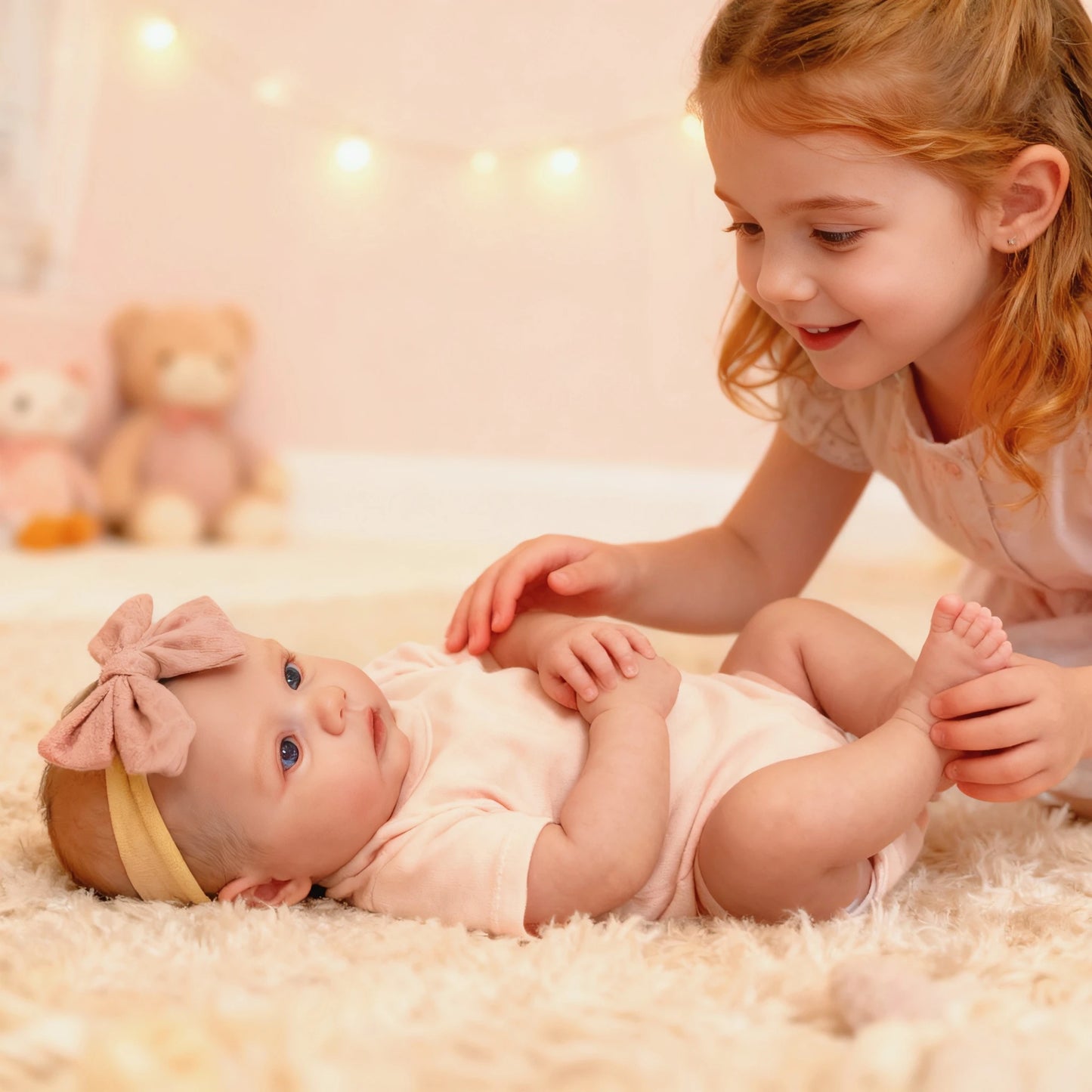 NPK 18inch Reborn Baby Doll Meadow Soft Body 100% handmade 3D Skin