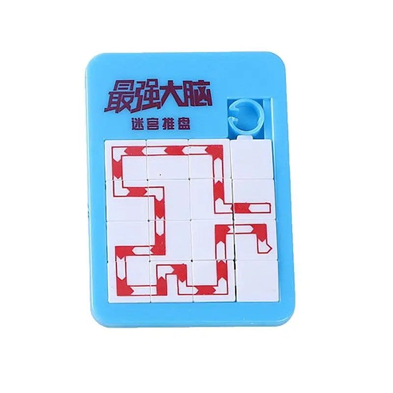 6PCS Random Number Puzzle Plastic Moving Sliding Early Education