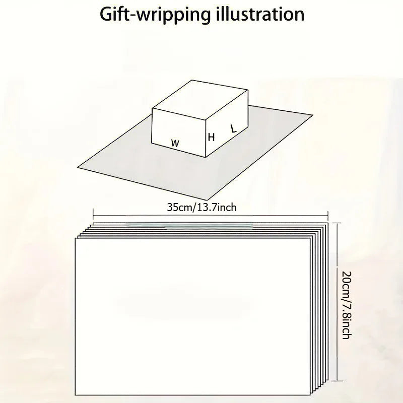 10/20 gift wrapping paper, suitable for Christmas, birthday gift