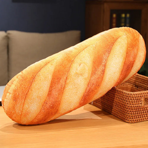 French Bread Plush Pillow Stuffed Printing Images Food Plushie Peluche