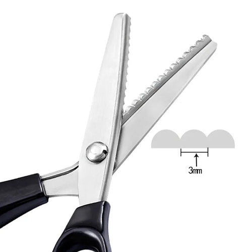 Stainless Steel Pinking Shears Comfort Grip Handled Professional