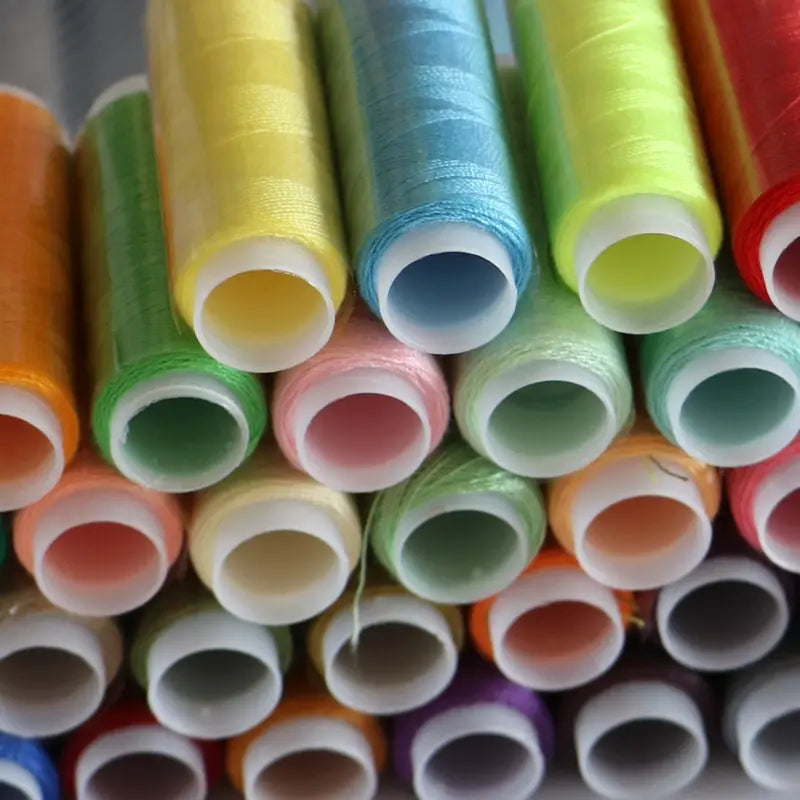 24 Colour Polyester Machine Embroidery Sewing Threads Hand Sewing