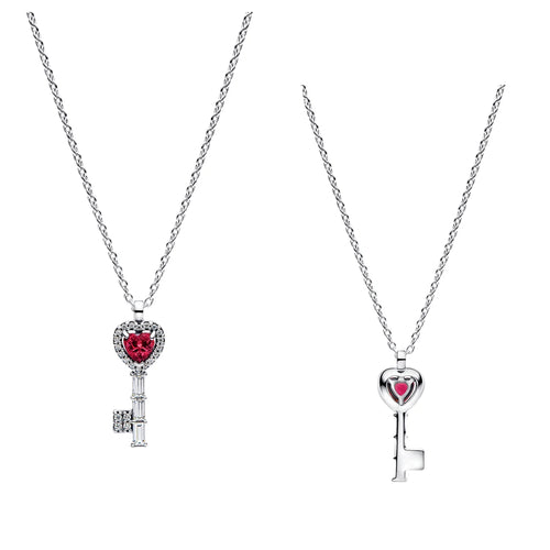 New 925 Sterling Silver Charms Heart Bee Flower key Lock Earrings