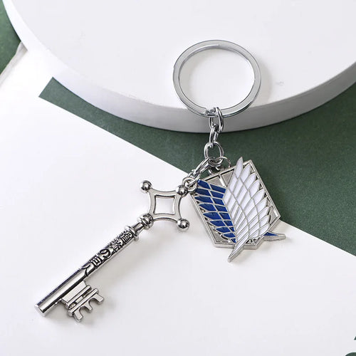 Anime Attack On Titan Keychain Shingeki no Kyojin Scouting Legion