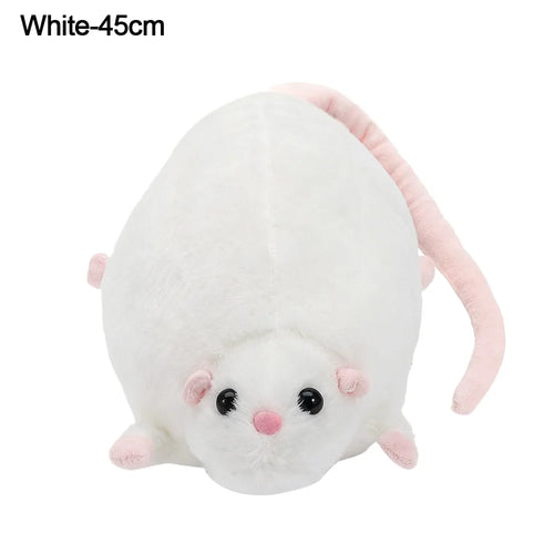 Cute 35/50cm Mouse Doll Cartoon Plush Flower Branch Rat Doll Soft