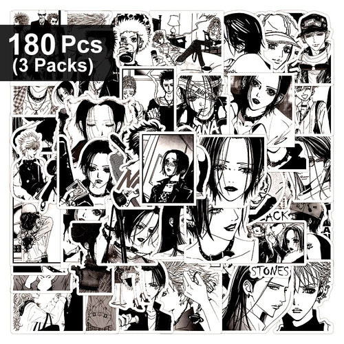 30/60/180p Anime NANA Stickers Cool Graffiti Decals DIY Decoration For
