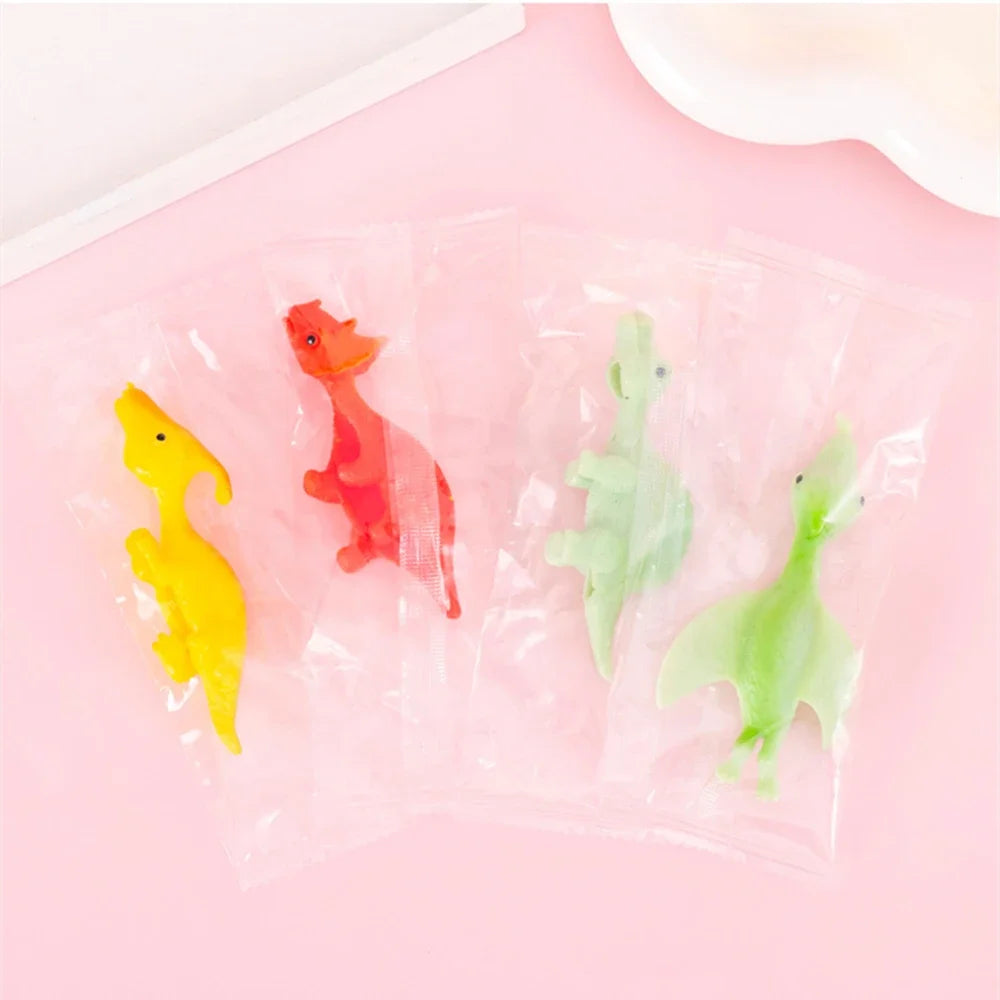5-20Pcs Colorful Finger Catapult Dinosaur Games Kids Birthday Baby