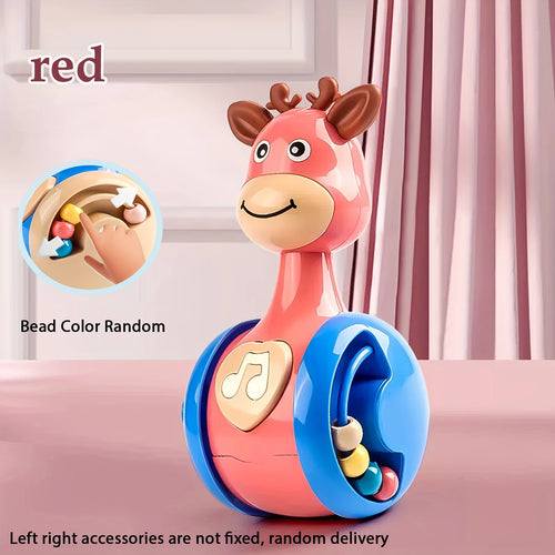 Fawn Sliding Tumbler Toy Rattle Baby Educational Early Education Gift