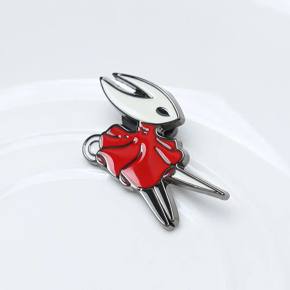 7pcs Hollow Knight Enamel Brooch Cool Character Pins Backpacks
