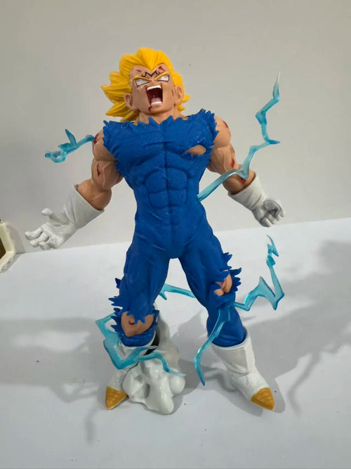 27cm Dragon Ball Z Majin Vegeta Anime Figure Self-destruct Super