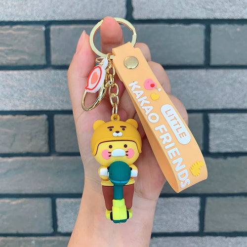 Choonsik Keychains Kuka Silicone Figurines Car Key Chains Bags