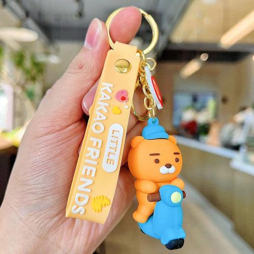 Choonsik Keychains Kuka Silicone Figurines Car Key Chains Bags