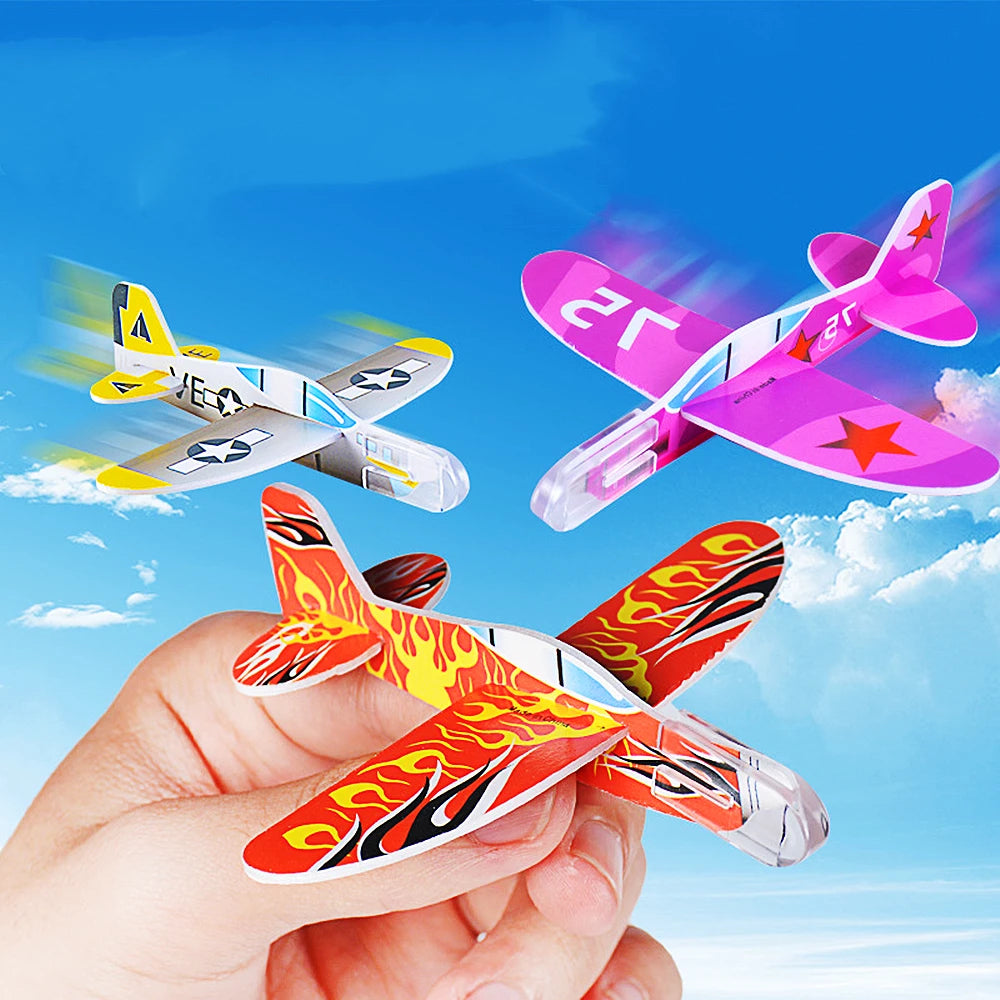 20-100 Pcs/Bag Gliders Planes Foam Assemble Airplane Toys Kids