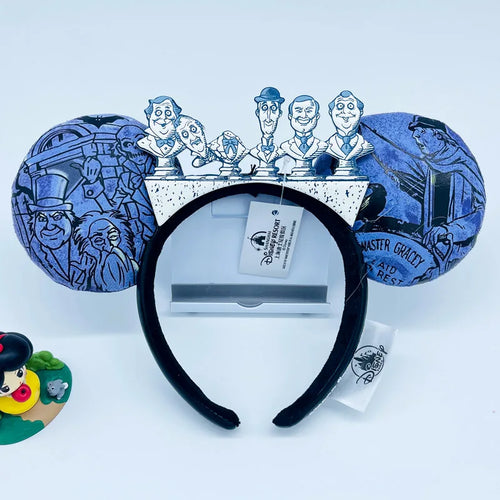 Disney Princess Headband Mickey Ear Rapunzel Snow White Sequin Bow