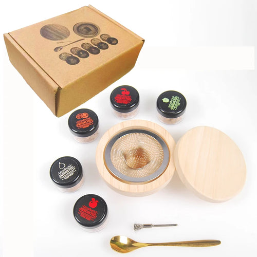 Glass Top Smoker Cocktail Smoker Kit With 4PCS Wood Chips Bartender