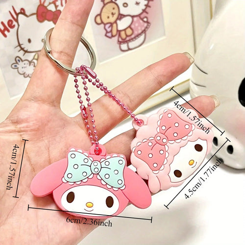 Kawaii Sanrio Hello Kitty Silicone Key Dustproof Protective Cover