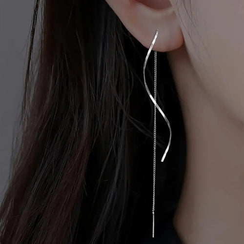 2PC Women's Fashion Simple Light Luxury Earrings Jewelry Accessories