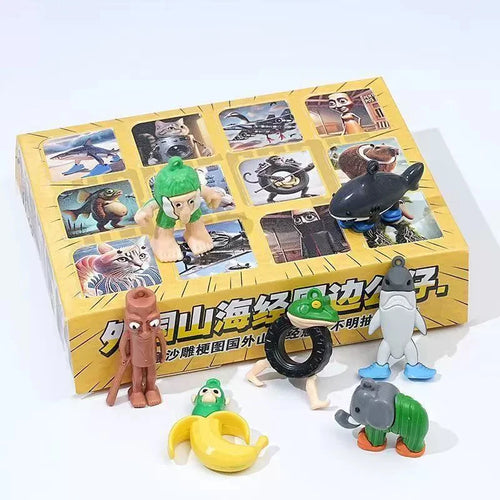 12/24PCS Italian Brainrot Blind Box Toy Tungtungtung Sahur Tralarero