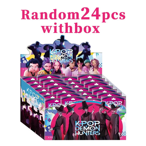 24pcs Random Blind Box 5.3-11.5cmAnime KPop Demon Hunters Girl Group