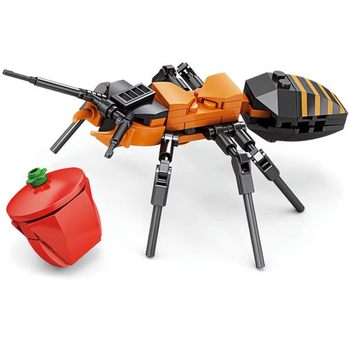 Creative Building Blocks Insect Model Bee Dragonfly Ant Mantis