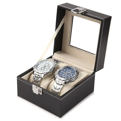 Hot Sale PU Leather Display Storage Collection Organizer watch box