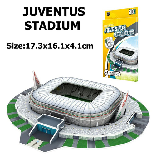 Miniature Football Field 3D DIY Puzzle World Famous Stadiums Models