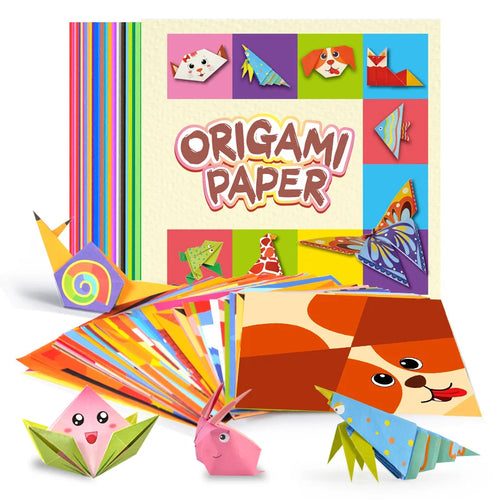 creative origami set, Including 54 Double-Sided Origami Sheets And