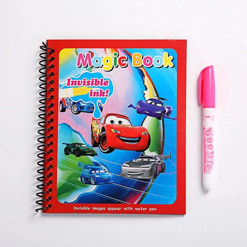Frozen Disney Kids Puzzle Graffiti Painting Book Mickey Mouse Cars