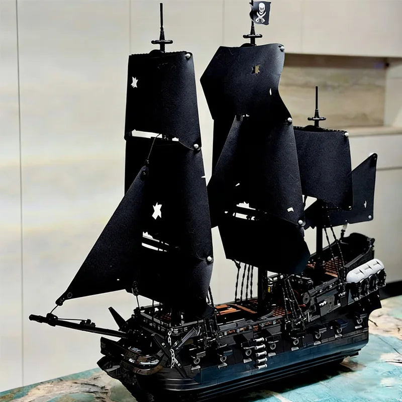2025 NEW MOC 2862 PCS Black Pearl Pirate Ship Building Blocks Vessel