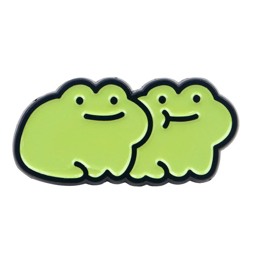 Cute Frogs Enamel Pin Cartoon Animals Pin Badge on Backpack Women's