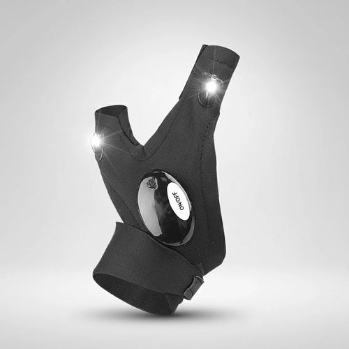 LED Flashlight Gloves for Men Christmas Gifts Fishing Camping Hiking