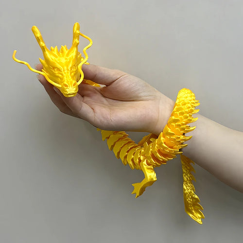 88CM 3D Printed Gem Dragon Crystal Fidget Toy Rotatable Articulated