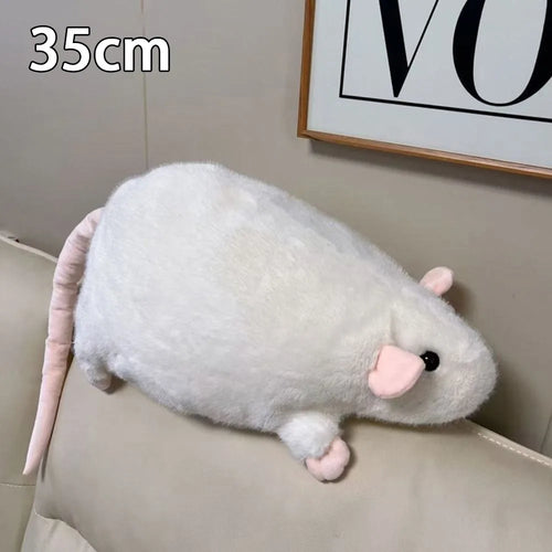 Cute 35/50cm Mouse Doll Plush Oversized Flower Branch Rat Doll Cartoon