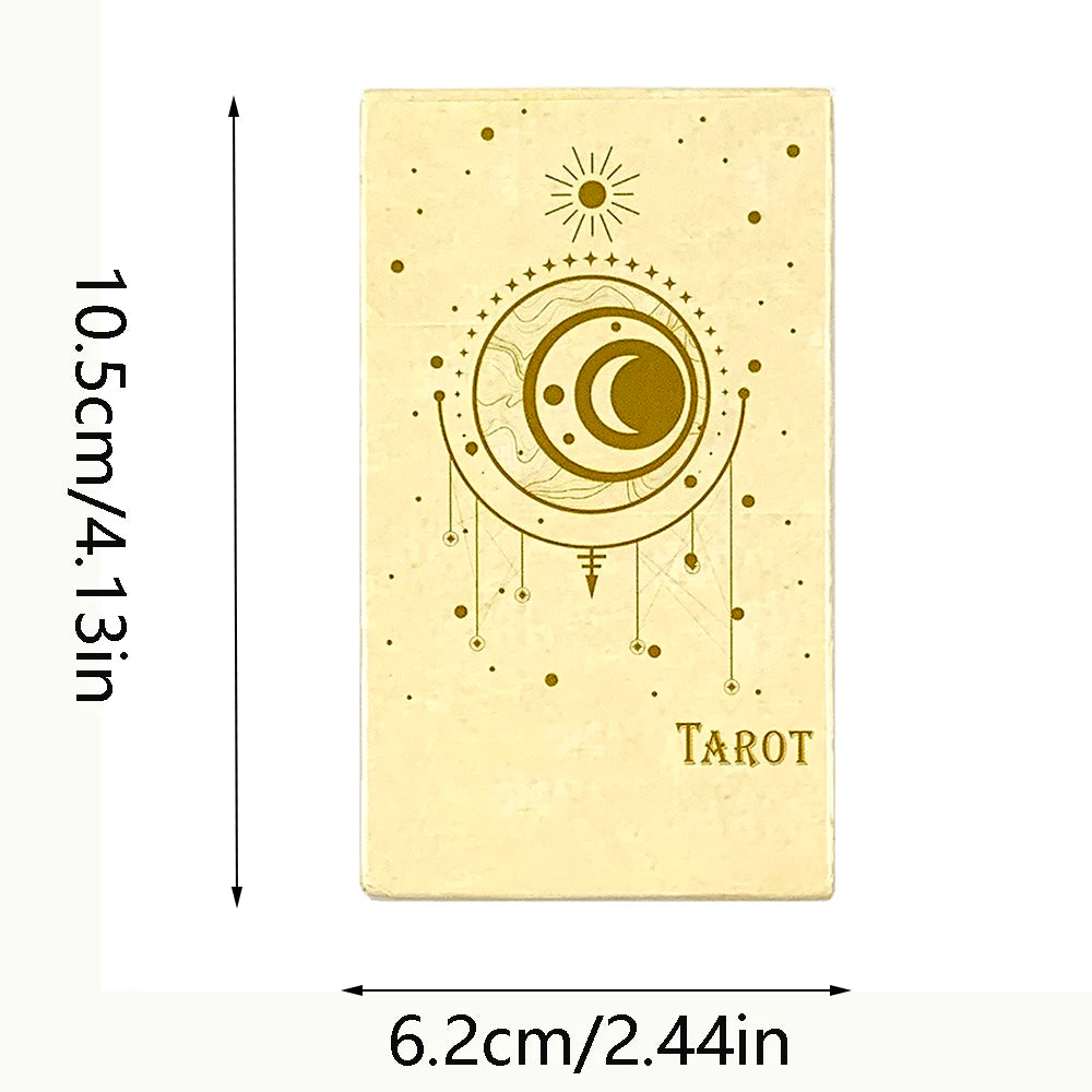 Tarot Cards Deck 78Pcs For Easy Beginners Fate Fortune Telling