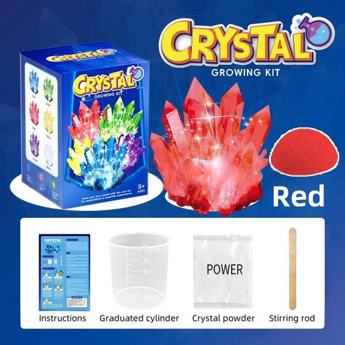 Crystal Growing Model, Science Kit, A Variety of Colors of Crystal