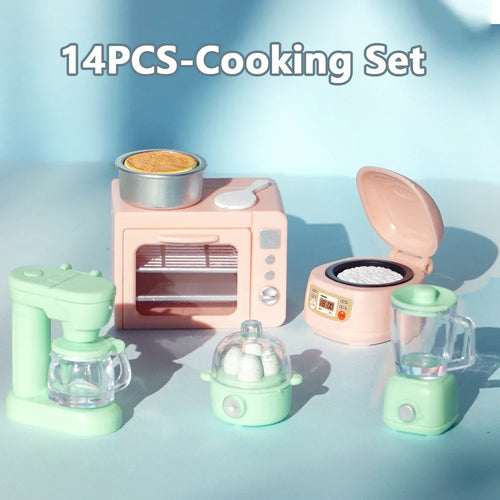 DIY Dollhouse Bear Biscuits 1/12 Miniature Furniture Toaster Oven