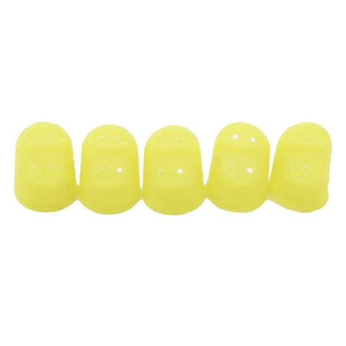 5pcs/Lot Multifunctional Silicone Thimbles Hollowed Out Breathable