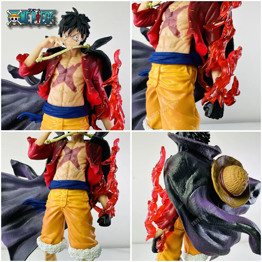 17Cm One Piece Anime Figures Monkey D Luffy Sun God Nika Action