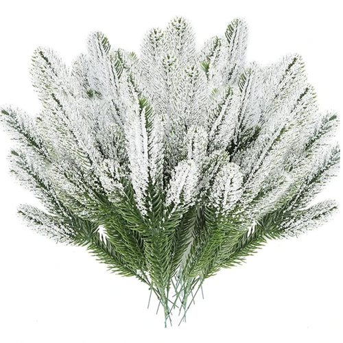 20/26cm Christmas Decoration Artificial Pine Needle Branches Red Holly