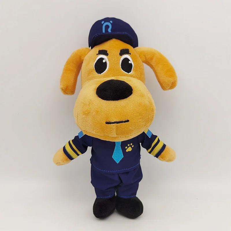 Hot Sheriff Labrador Dog Plush Toy Security Sergeant Labrador Wolf Dog